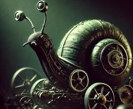 mechanical snail